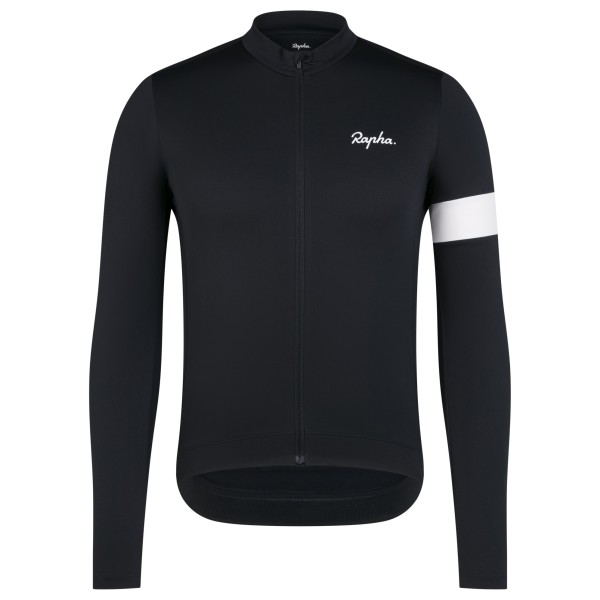 Rapha - Core Thermal Long Sleeve Jersey - Radtrikot Gr XL schwarz von Rapha