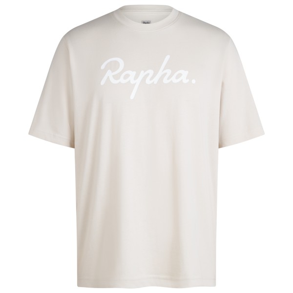 Rapha - Cotton T-Shirt Large Logo - T-Shirt Gr M weiß von Rapha