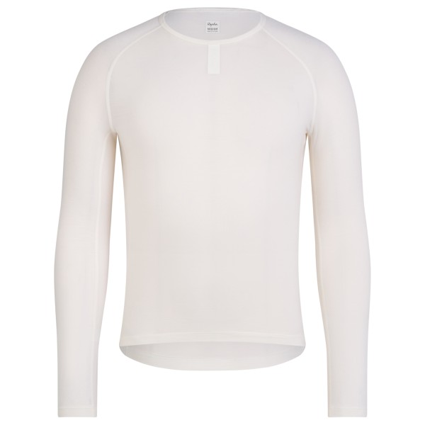 Rapha - Merino Base Layer Long Sleeve - Merinounterwäsche Gr L weiß von Rapha