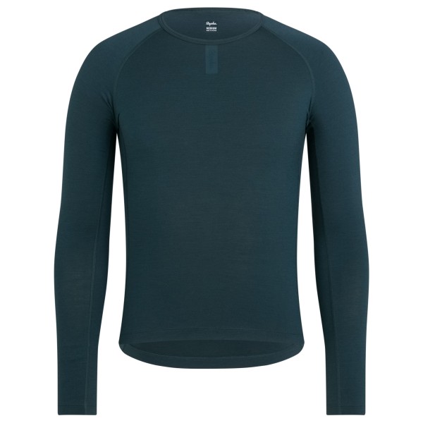 Rapha - Merino Base Layer Long Sleeve - Merinounterwäsche Gr XL blau von Rapha