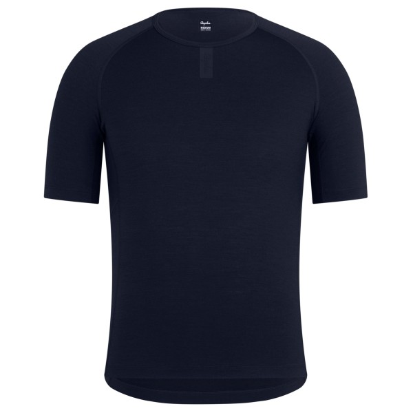 Rapha - Merino Base Layer Short Sleeve - Merinounterwäsche Gr M blau von Rapha