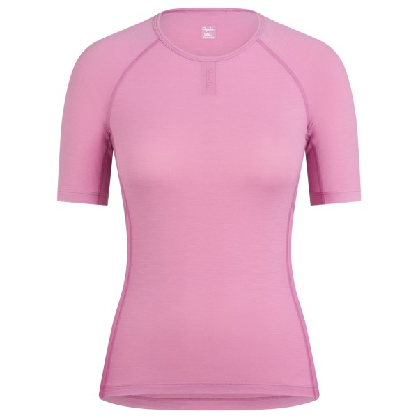 Rapha - Women's Merino Base Layer Short Sleeve - Merinounterwäsche Gr XL rosa von Rapha