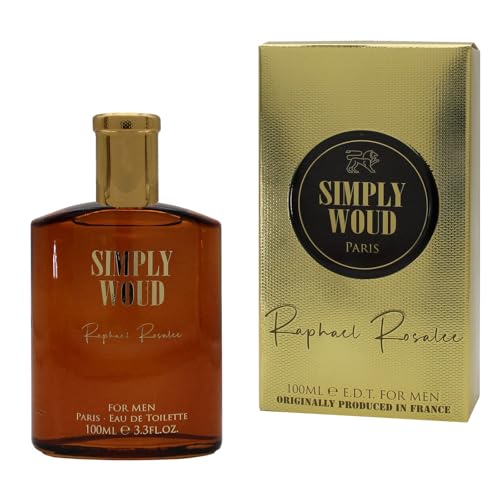 Raphael Rosalee Cosmetics Simply Woud homme/men Eau de Toilette 100ml Les exclusifs Parfum aus der Collection Privee - Made in France von Raphael Rosalee Cosmetics
