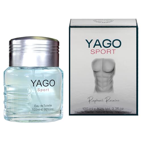 RAPHAEL ROSALEE COSMETICS Yago Sport homme/men Eau de Toilette SL 100ml Parfum SL Premium - Extra hoher Duftölanteil von Raphael Rosalee Cosmetics