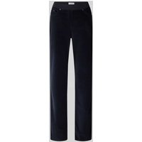 Raphaela By Brax Flared Fit Cordhose mit Viskose-Anteil Modell 'PAMINA' in Marine, Größe 46K von Raphaela By Brax