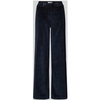 Raphaela By Brax Slim Fit Cordhose mit elastischem Bund Modell 'Pam Flared' in Marine, Größe 42K von Raphaela By Brax