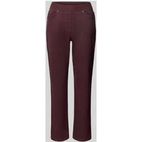 Raphaela By Brax Stoffhose mit 5-Pocket-Design Modell 'PAMINA' in Bordeaux, Größe 42K von Raphaela By Brax