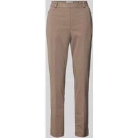 Raphaela By Brax Stoffhose mit Reißverschlusstaschen Modell 'Lillyth' in Taupe, Größe 48 von Raphaela By Brax
