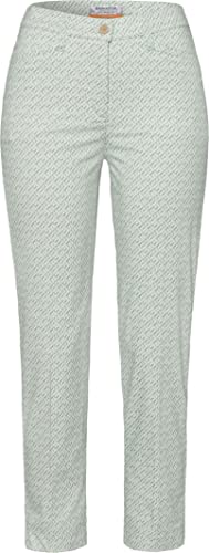 Raphaela by Brax Damen Lorella Pastel Graphic Print Hose, Pastel Green, 36W / 30L EU von Raphaela by Brax