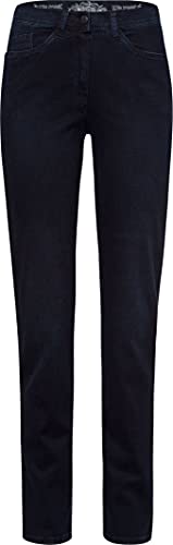 Raphaela by Brax Damen Style Laura 5-Pocket Magic Waist Ultra Dynamic Denim Super Slim Hose, Dark Blue Effect,42 von Raphaela by Brax