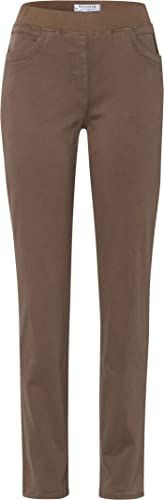 Raphaela by Brax Damen Style Pamina All-round Jersey Slip-on New Denim Slim Jeans, Beige (Taupe 54),38 von Raphaela by Brax