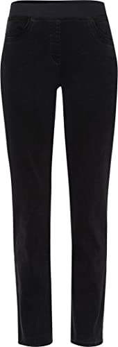 Raphaela by Brax Damen Style Pamina All-round Jersey Slip-on New Denim Slim Jeans, Grau (Anthra 08),38 von Raphaela by Brax