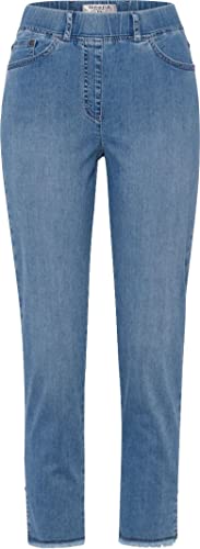 Raphaela by Brax Damen Lavina Fringe Light Denim Jeans, Bleached,slightlyused&buffies, 40 von Raphaela by Brax