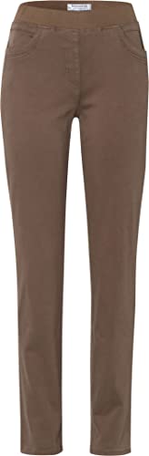 Raphaela by Brax Damen Style Pamina All-round Jersey Slip-on New Denim Slim Jeans, Beige (Taupe 54), 34W / 32L EU von Raphaela by Brax