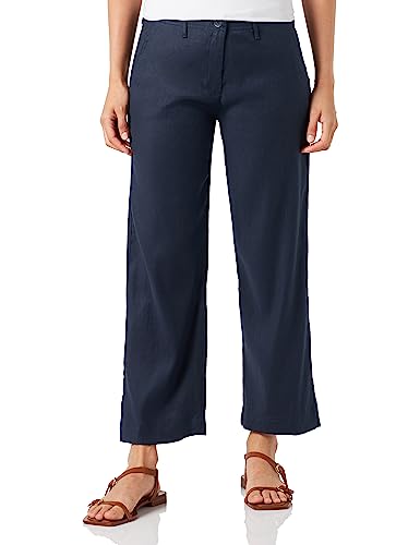 Raphaela by Brax Damen Pary Slip, Leinen, Stretch Lässige Hose, Marineblau, 31W x 32L von Raphaela by Brax