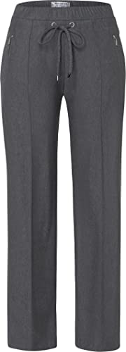 Raphaela by Brax Damen Style Peggy Flared Sportive Fishgrat Slim Hose, Silver Grey, 34W / 30L von Raphaela by Brax