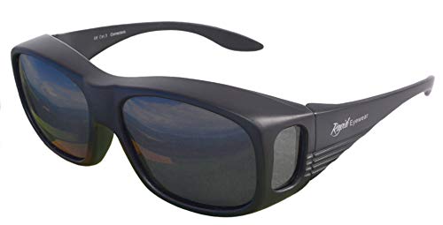 Rapid Eyewear ÜBERBRILLE Sonnenbrille für Damen und Herren. Polarisierte Sonnenüberbrille. Ideal Radbrille, Autobrille und Anglerbrille. Überzieh Sonnenbrille mit Blaulichtfilter von Rapid Eyewear