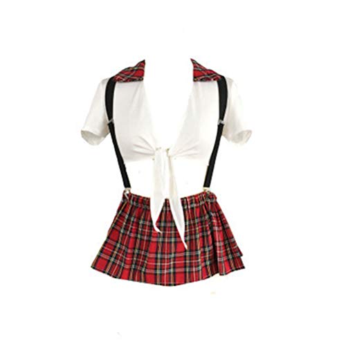 Rapidly Damen Sexy Dessous Reizwäsche Schulmädchen Kostüms Schoolgirl Kostüm Schülerin Sailor Kostüm Nachtwäsche Reizwäsche Nachthemd Negligee von Rapidly