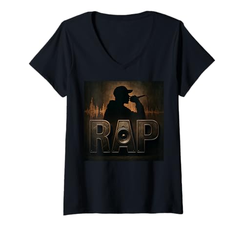 Damen Neu Hip Hop Rapper Graphic Tees Streetwear Männer T-Shirt mit V-Ausschnitt Damen Neu Hip Hop Rapper Graphic Tees Streetwear Männer T-Shirt mit V-Ausschnitt von Rapper Graphic Tees Men Hip Hop Streetwear
