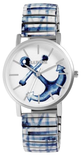 Raptor Colorful Edition Ø36mm Damen-Uhr Zugband Edelstahl Motiv Bunt Print Analog Quarz Raptor Colorful Edition Ø36mm Damen-Uhr Zugband Edelstahl Motiv Bunt Print Analog Quarz von Raptor