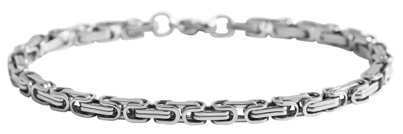 Raptor Edelstahlarmband Shibar Kette Edelstahl silber Damen wasserfest (Einzeln) von Raptor