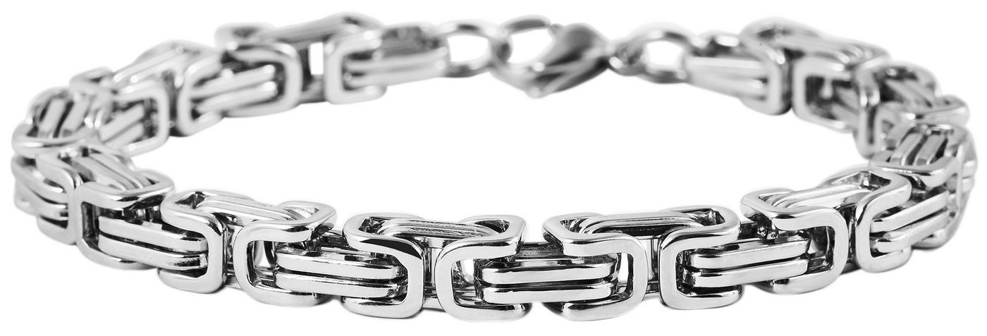 Raptor Edelstahlarmband Shibas Kette Edelstahl silber Damen wasserfest (Einzeln) von Raptor
