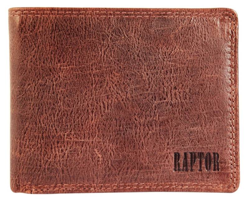 Raptor Geldbörse RA40003 Herren Geldbörse aus Echtleder. Format 12 x 9 cm. von Raptor