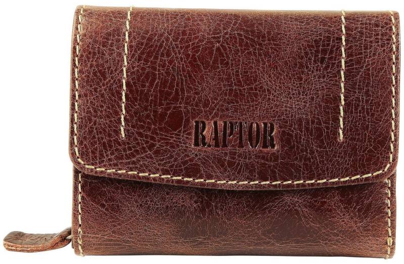 Raptor Geldbörse RA40042 Damen Geldbörse aus Echtleder. Format 12 x 9 cm. von Raptor