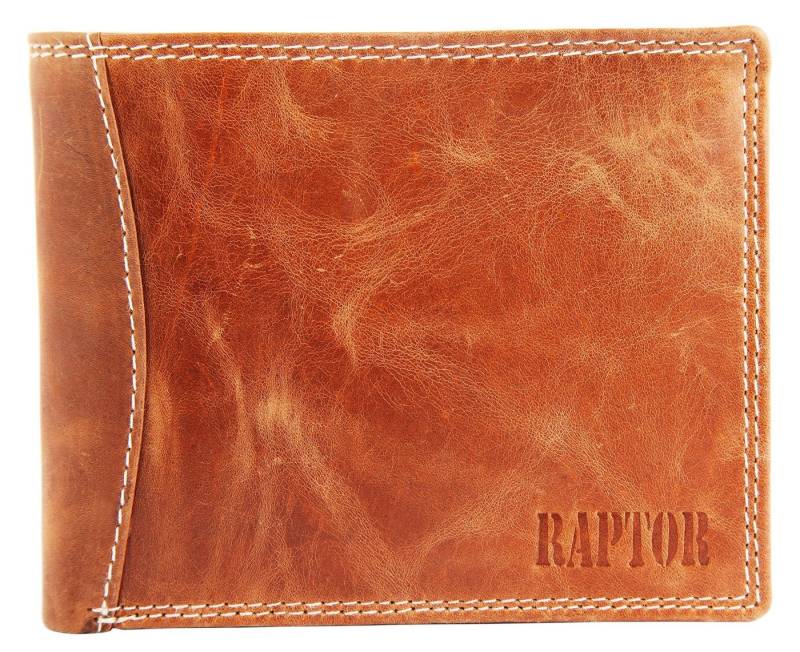 Raptor Geldbörse RA40049 Raptor Herren Geldbörse aus Echtleder. Format 12 x 10 cm. von Raptor