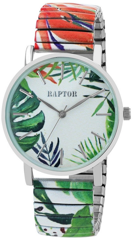 Raptor Quarzuhr Colorful Edition Raptor Damenarmbanduhr "Colorful Edition" mit von Raptor