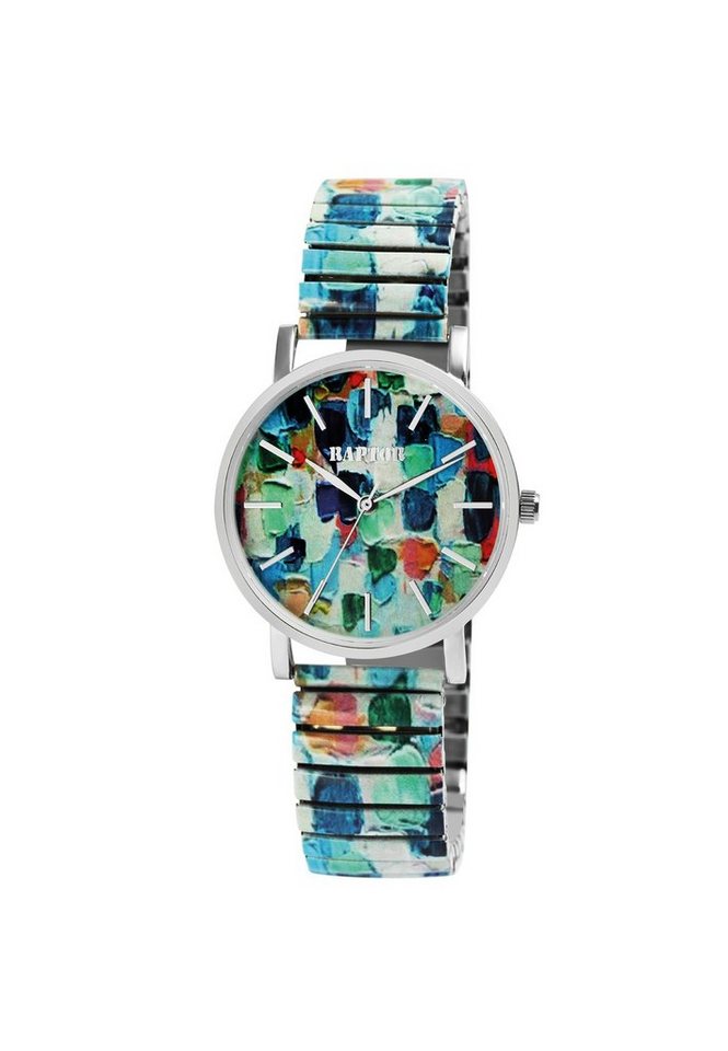 Raptor Quarzuhr Colorful Edition Raptor Damenarmbanduhr "Colorful Edition" mit von Raptor