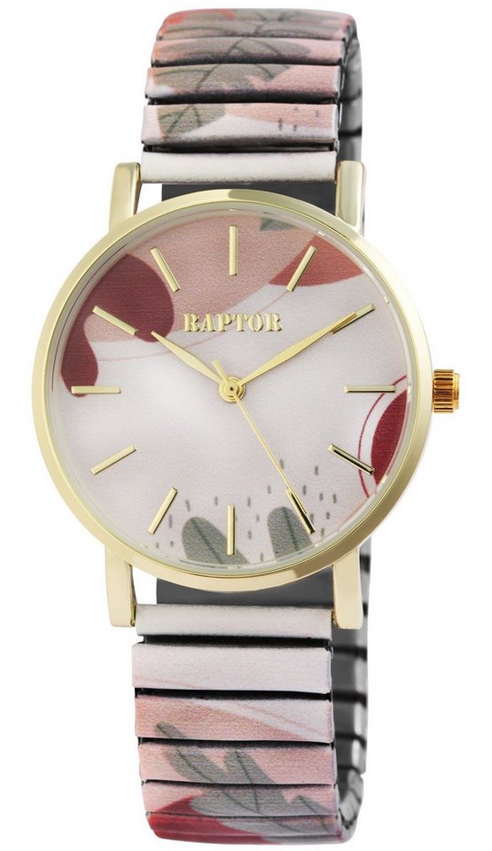 Raptor Quarzuhr Colorful Raptor Damenuhr "Colorful" mit Zugarmband von Raptor