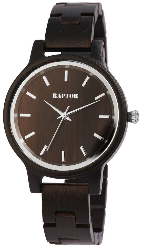 Raptor Quarzuhr Embra Raptor Damenarmbanduhr "Embra" aus Holz von Raptor