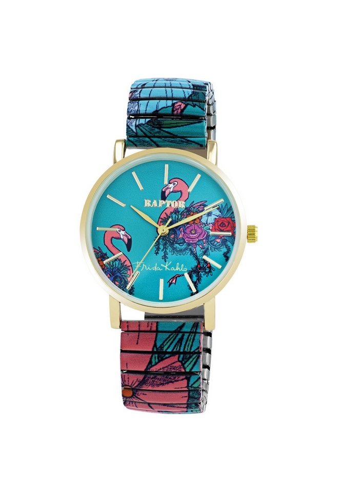 Raptor Quarzuhr Frida Kahlo Edition Raptor Damenarmbanduhr "Frida Kahlo Edition" von Raptor