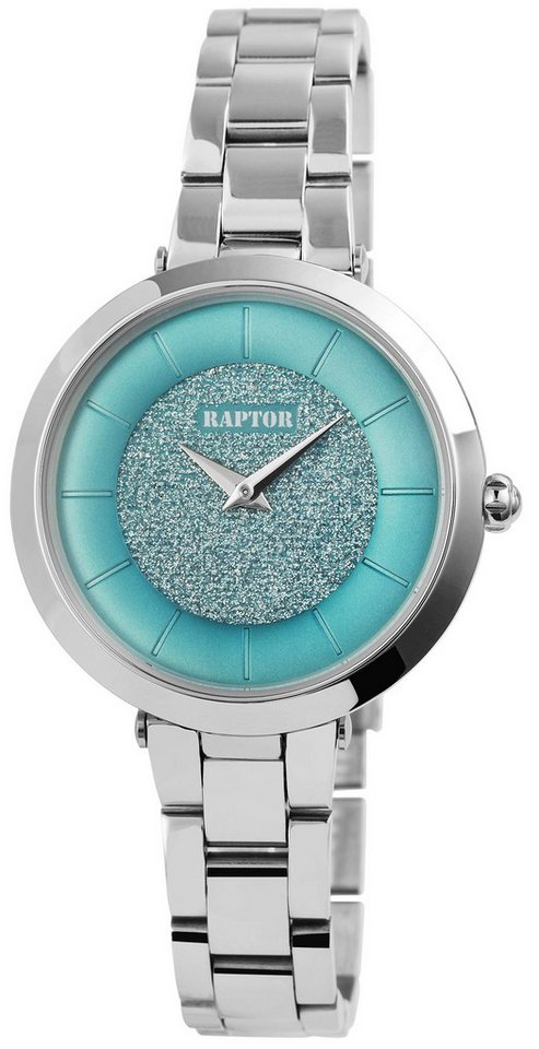 Raptor Quarzuhr Phyllis RAPTOR Damenuhr "Phyllis" mit Edelstahlband von Raptor