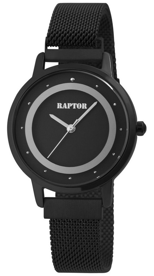 Raptor Quarzuhr Raptor Brietta Raptor Damenuhr "Brietta" mit Milanaisearmband von Raptor