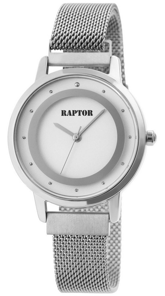 Raptor Quarzuhr Raptor Brietta Raptor Damenuhr "Brietta" mit Milanaisearmband von Raptor