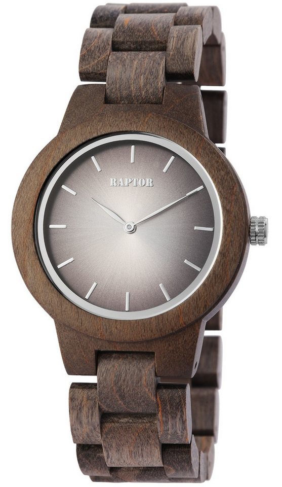Raptor Quarzuhr Resolution Raptor Damenuhr "Resolution" aus Holz von Raptor