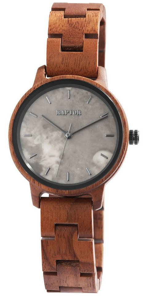 Raptor Quarzuhr Shirine Raptor Damenuhr "Shirine" aus Holz von Raptor
