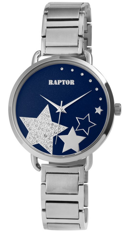 Raptor Quarzuhr Sina Raptor Damenuhr mit Edelstahlarmband von Raptor