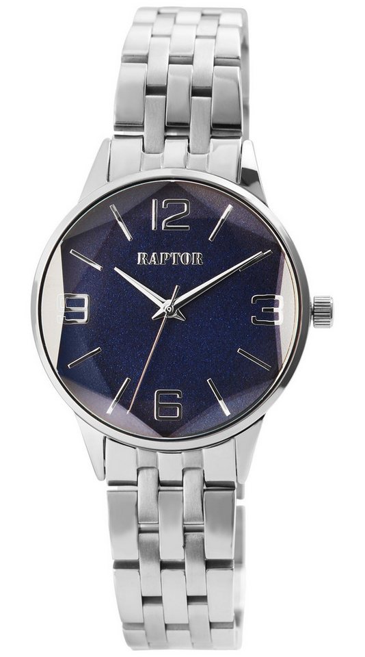 Raptor Quarzuhr Stellar Raptor Damenuhr "Stellar" mit Edelstahlband von Raptor