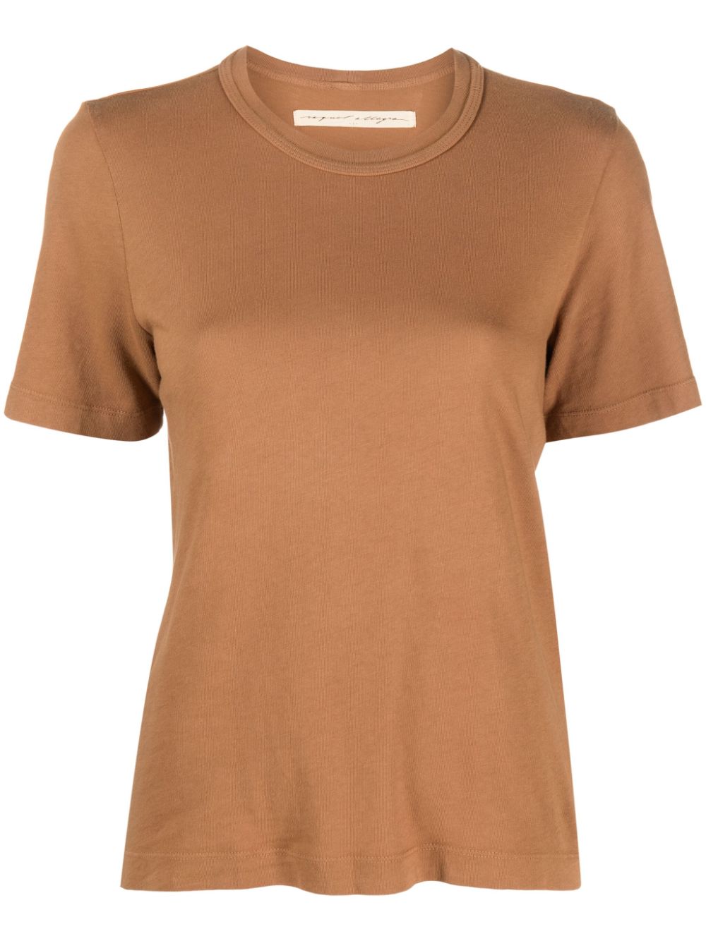 Raquel Allegra T-Shirt mit rundem Ausschnitt - Nude von Raquel Allegra