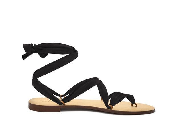 Rarámuri-Sandalen mit austauschbaren Bändern - Modell Cancun - inklusive schwarzem Band von Rarámuri