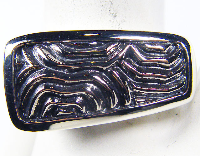 Gestempelt 925 Sterling Silber Ring Größe 8, 5 Herrenring Gestempelt 925 Sterling Silber Ring Größe 8, 5 Herrenring von RareSilverCo