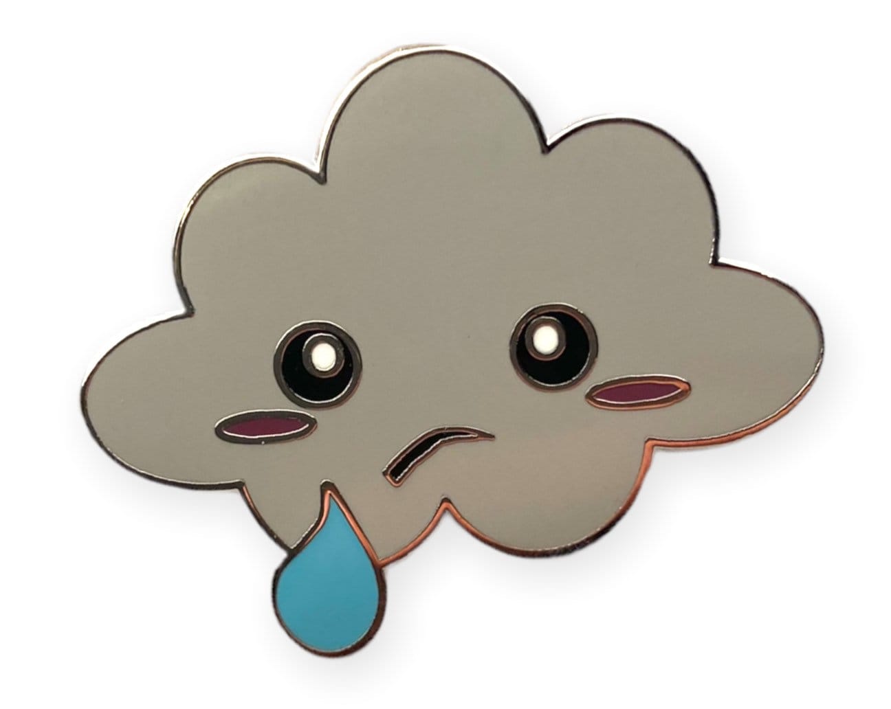 Crying Kawaii Rain Cloud Pin Crying Kawaii Rain Cloud Pin von RareUnlimitedFinds