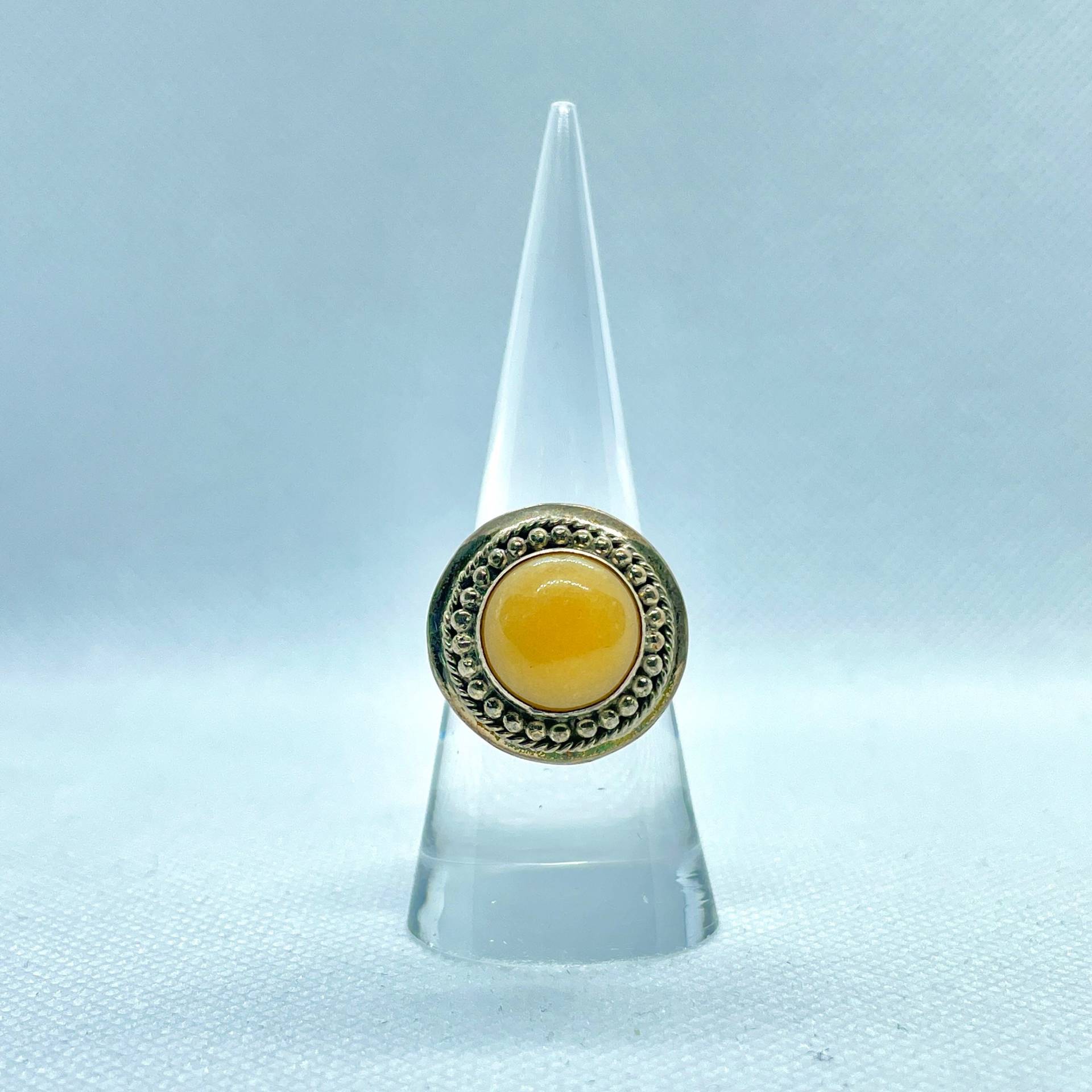 Gelber Runder Stein Ring Gelber Runder Stein Ring von RareZewelry