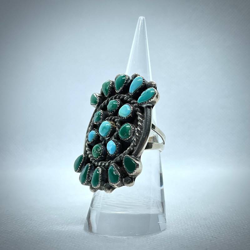 Türkis Silber Ring von RareZewelry