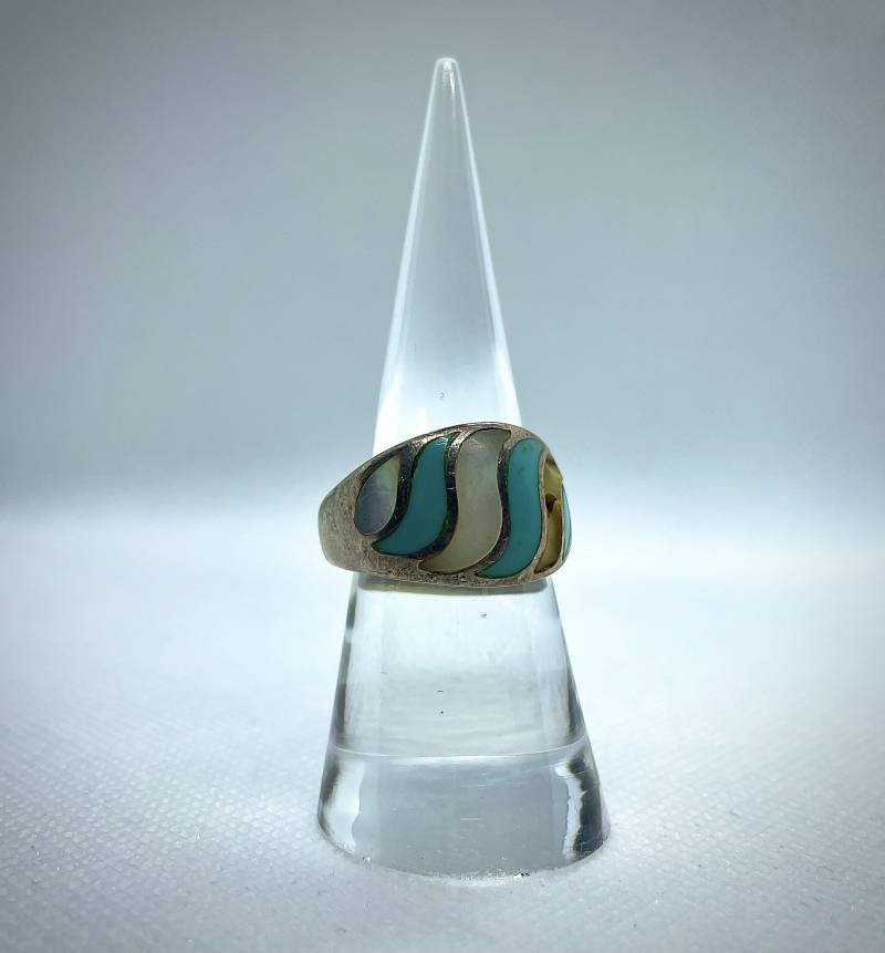 Türkis & Opal Ring von RareZewelry