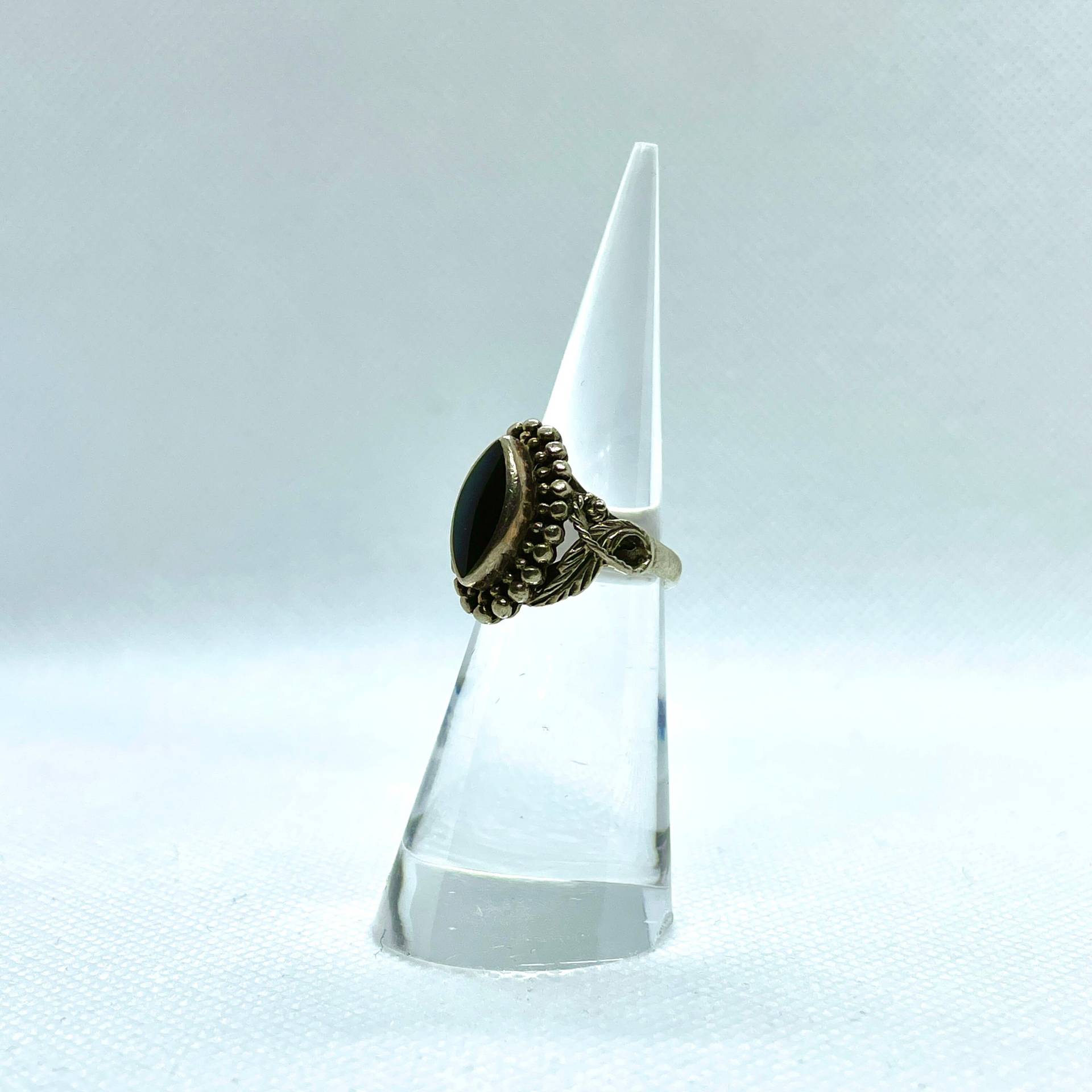 sterling Silber Onyx Ring sterling Silber Onyx Ring von RareZewelry