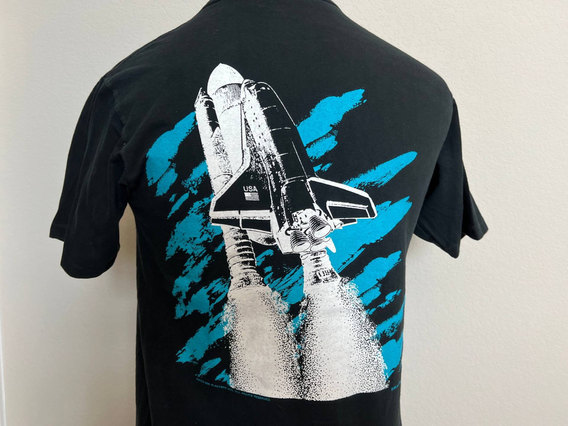Vintage 90Er Space Shuttle T Shirt Gr. M von RareshirtVintage